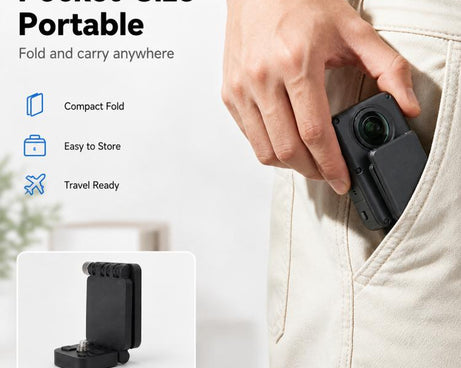 Foldable Magnetic Mount, For Insta360 X6 / DJI Osmo 360 II