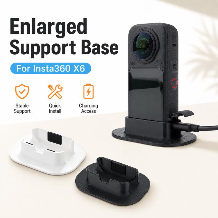 Extra-large Quick-Release Camera Desktop Non-Slip Base Mount, For Insta360 X6