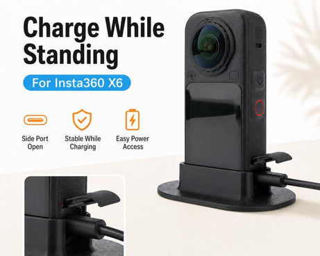 Extra-large Quick-Release Camera Desktop Non-Slip Base Mount, For Insta360 X6