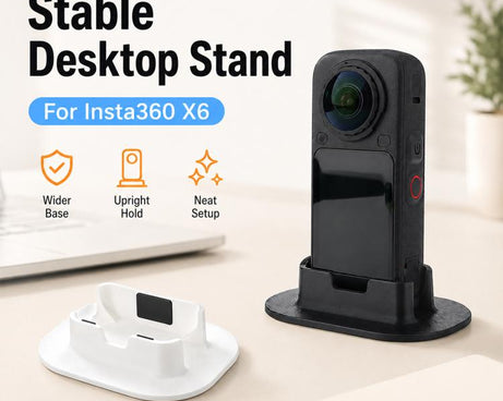 Extra-large Quick-Release Camera Desktop Non-Slip Base Mount, For Insta360 X6