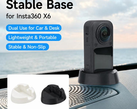 Silicone Camera Base Non-Slip Mount, For Insta360 X6