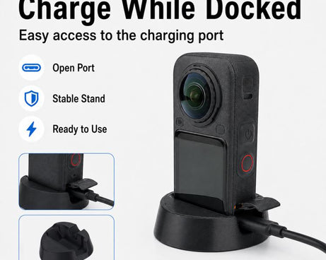 Silicone Camera Base Non-Slip Mount, For Insta360 X6