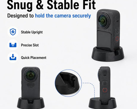 Silicone Camera Base Non-Slip Mount, For Insta360 X6