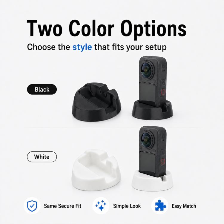 Silicone Camera Base Non-Slip Mount, For Insta360 X6