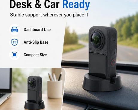 Silicone Camera Base Non-Slip Mount, For Insta360 X6