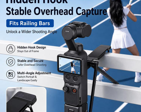 Magnetic Quick-Release Selfie Stick Tripod, For DJI Osmo Pocket 4P /4 / 3