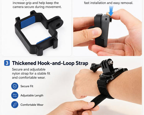 Lazy Neck Bracket POV View Mount, For DJI Osmo Pocket 4P / 4 / 3
