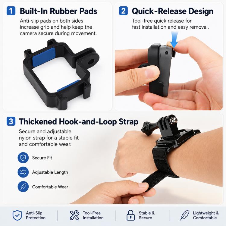 Lazy Neck Bracket POV View Mount, For DJI Osmo Pocket 4P / 4 / 3