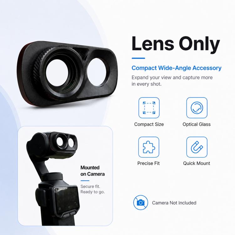 Wide Angle Lens Filter, For Insta360 Luna Ultra