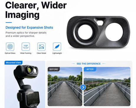 Wide Angle Lens Filter, For Insta360 Luna Ultra