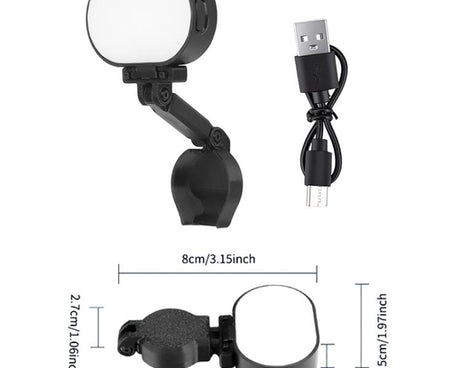 Mini LED Fill Light Warm / Cool Soft Light for Vlogging / Livestreaming / Selfies, For Insta360 Luna Ultra