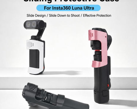 Sliding Protective Back Cover with Quick Release Clip, For Insta360 Luna Ultra