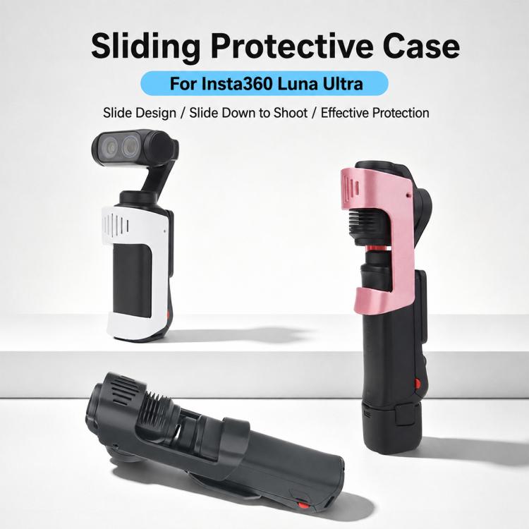 Sliding Protective Back Cover with Quick Release Clip, For Insta360 Luna Ultra