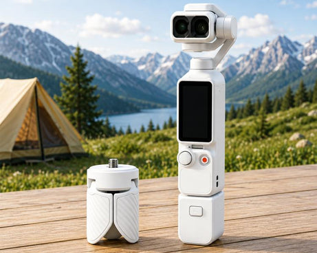 Mini Tripod Desktop Mount for DJI Osmo Pocket 4P / 4 / 3 / Insta360 Luna Ultra