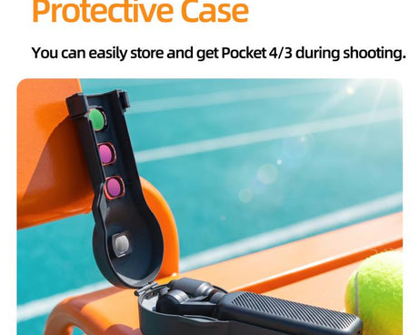 Sunnylife Bulb-Shaped Protective Cover with Filter Box, Fits Gimbal Clamp, For DJI Osmo Pocket 4 / 3