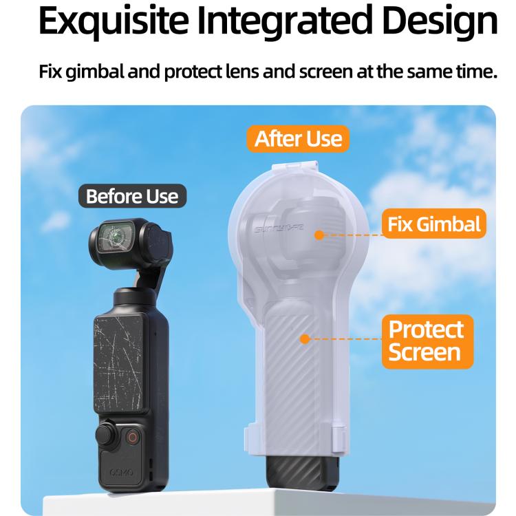 Sunnylife Bulb-Shaped Protective Cover with Filter Box, Fits Gimbal Clamp, For DJI Osmo Pocket 4 / 3