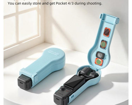Sunnylife Bulb-Shaped Shock-proof Protective Cover with Filter Box, For DJI Osmo Pocket 4 / 3