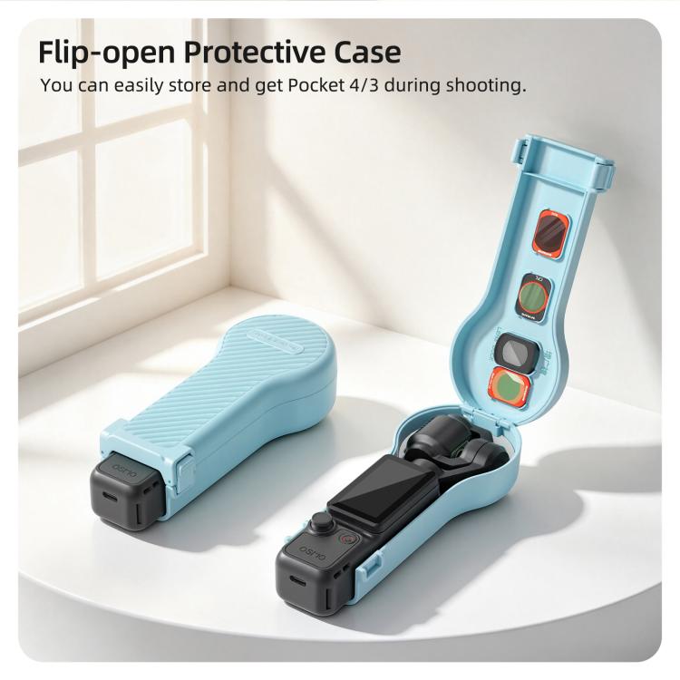 Sunnylife Bulb-Shaped Shock-proof Protective Cover with Filter Box, For DJI Osmo Pocket 4 / 3