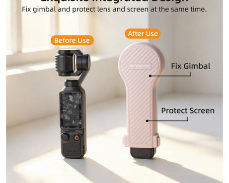 Sunnylife Bulb-Shaped Shock-proof Protective Cover with Filter Box, For DJI Osmo Pocket 4 / 3