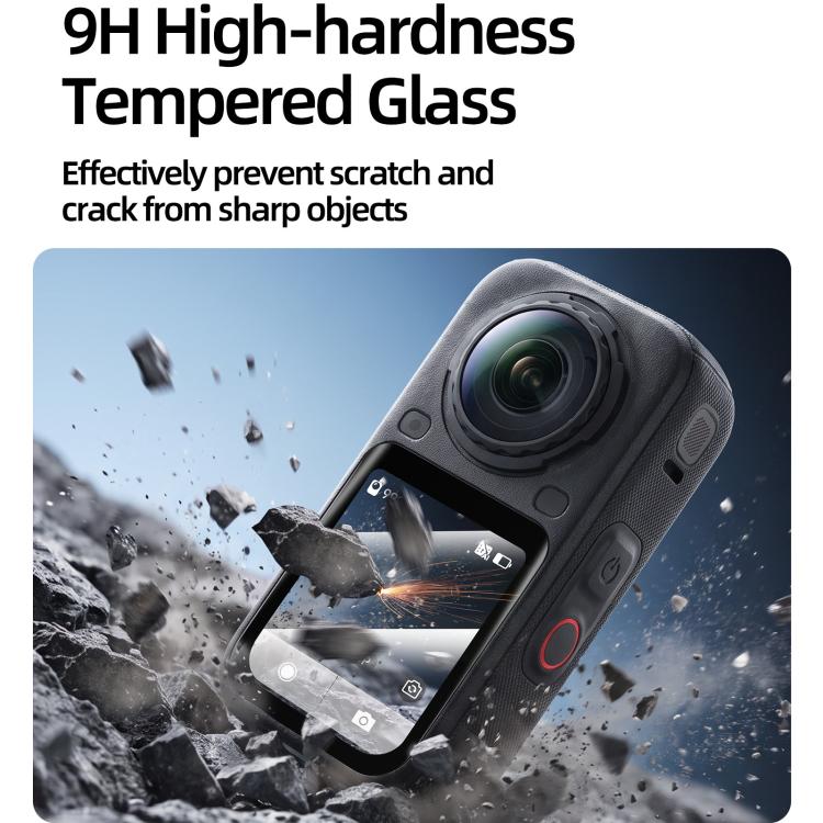 Sunnylife Screen Protector Tempered Glass Film, For Insta360 X6
