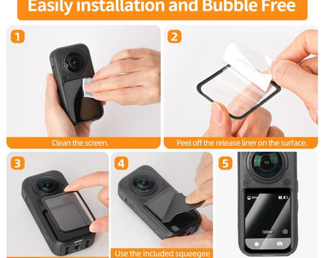 Sunnylife Screen Protector Tempered Glass Film, For Insta360 X6
