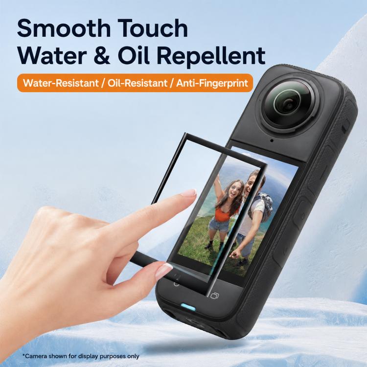 5 PCS/Pack Curved Surface Hot Bending Full Glue Lens Film Camera Accessories for Insta 360 X6