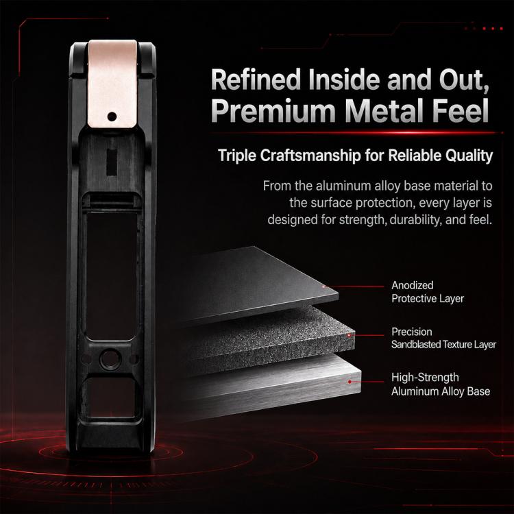 Aluminum Alloy Rabbit Cage Frame Quick-Release Protective Cover, For Insta360 X6