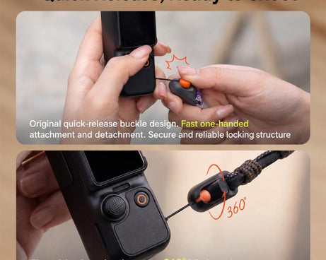 PGYTECH Pocket Hand Strap Anti-loss Wristband, For DJI Osmo Pocket 4 / 3