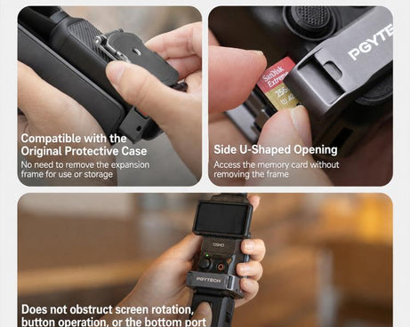 PGYTECH Magnetic Mount Extension Adapter, For DJI Osmo Pocket 4 / 3