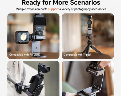 PGYTECH Magnetic Mount Extension Adapter, For DJI Osmo Pocket 4 / 3