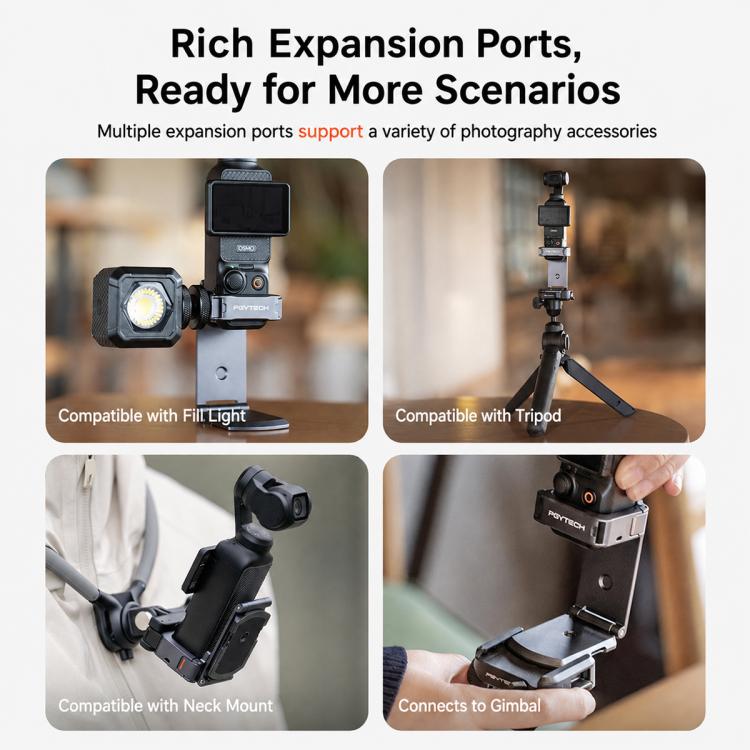 PGYTECH Magnetic Mount Extension Adapter, For DJI Osmo Pocket 4 / 3