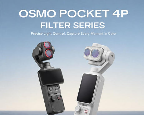For DJI Osmo Pocket 4P PGYTECH Camera Lens Filter, CPL, VND 3-7 Stop, Black Mist 1/4