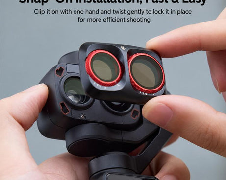 For DJI Osmo Pocket 4P PGYTECH Camera Lens Filter, 4 In 1 ND Set