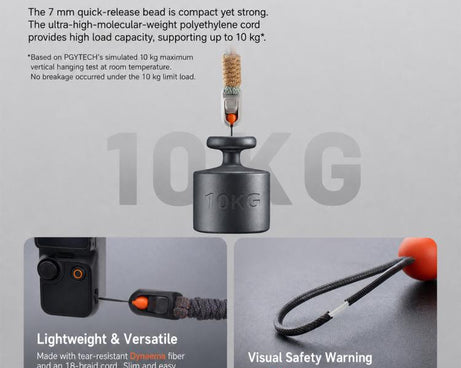 PGYTECH Pocket Shoulder Lanyard Anti-loss Strap, For DJI Osmo Pocket 4 / 3