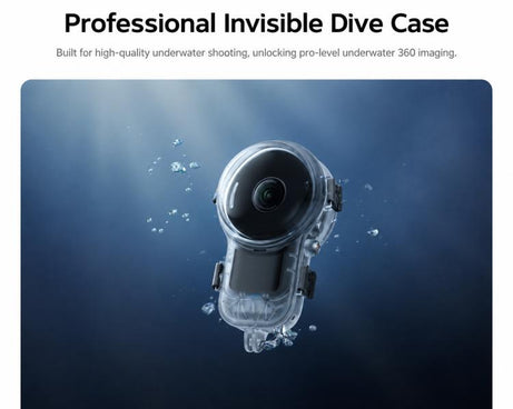 Professional Invisible Dive Housing 60m Waterproof Case, For Insta360 X6