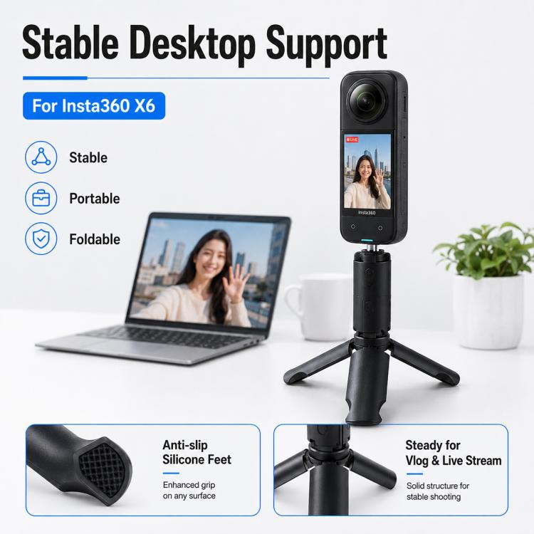 Mini Handheld Tripod Pocket Gimbal Desktop Holder