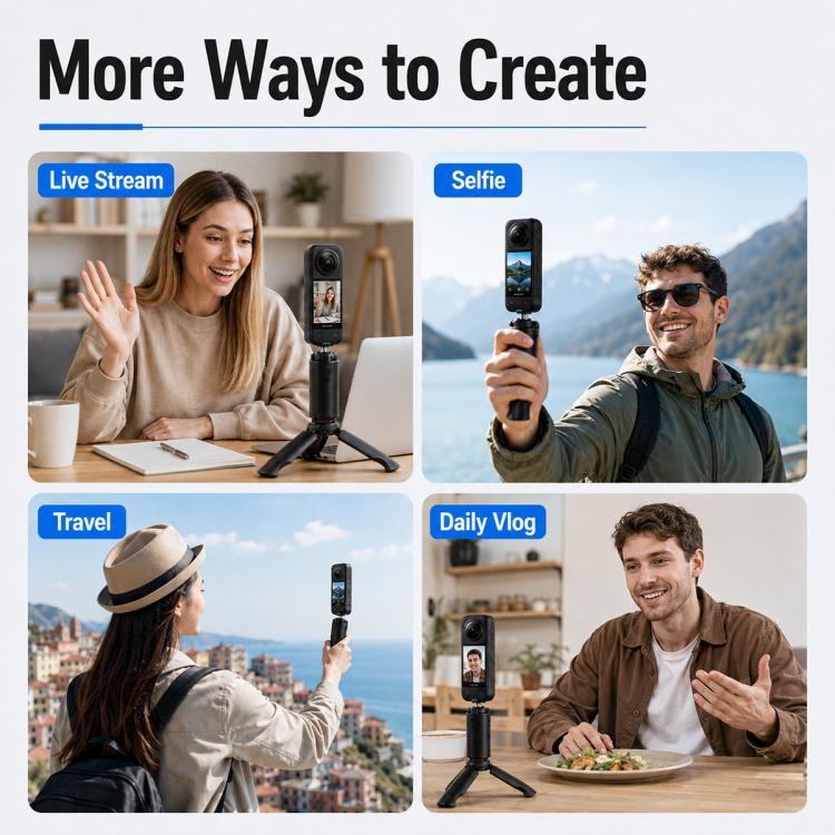 Mini Handheld Tripod Pocket Gimbal Desktop Holder