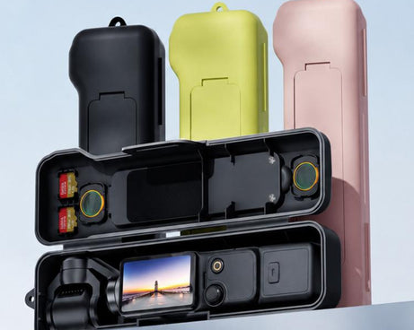 Xasurg Shock-proof Protective Cover with Storage Filter Box, For DJI Osmo Pocket 4 / 3