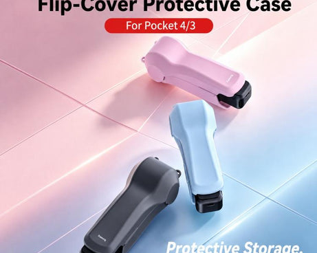 Xasurg Shock-proof Protective Cover with Storage Filter Box For DJI Osmo Pocket 4 / 3, Standard Set, Cover + Lanyard + Wrist Strap, Cover + Lanyard + Buckle
