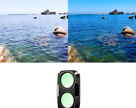 For DJI Osmo Pocket 4P Xasurg Camera Lens Filter, CPL, Black Mist 1/4, NIGHT, 3 in 1 CPL VND Black Mist, 3 in 1 CPL ND32 Black Mist, 4 in 1 CPL ND UV