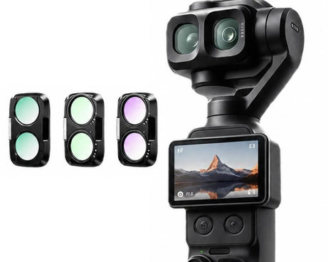 For DJI Osmo Pocket 4P Xasurg Camera Lens Filter, CPL, Black Mist 1/4, NIGHT, 3 in 1 CPL VND Black Mist, 3 in 1 CPL ND32 Black Mist, 4 in 1 CPL ND UV