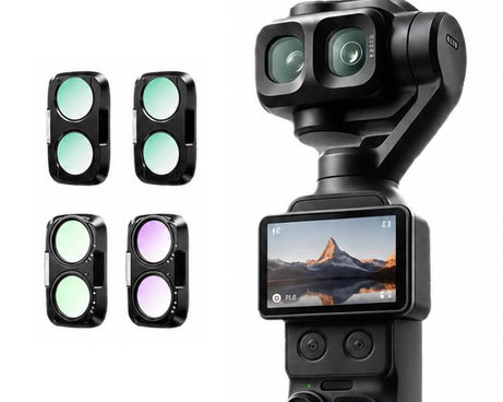 For DJI Osmo Pocket 4P Xasurg Camera Lens Filter, CPL, Black Mist 1/4, NIGHT, 3 in 1 CPL VND Black Mist, 3 in 1 CPL ND32 Black Mist, 4 in 1 CPL ND UV