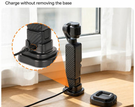 Xasurg Detachable Car Mount Base Desktop Stand, For DJI Osmo Pocket 4 / 3