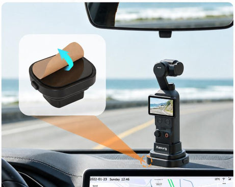 Xasurg Detachable Car Mount Base Desktop Stand, For DJI Osmo Pocket 4 / 3