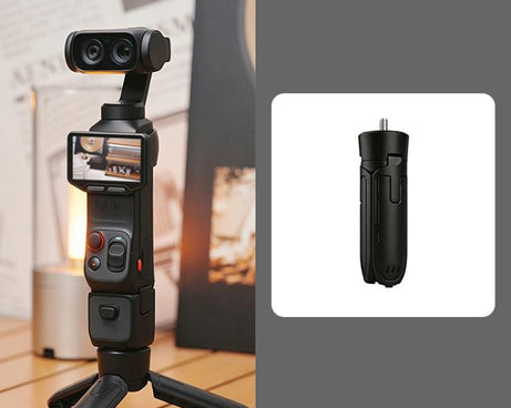 Xasurg Mini Handheld Tripod Pop-up Pocket Gimbal Desktop Holder with 1/4 inch Screw