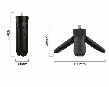 Xasurg Mini Handheld Tripod Pop-up Pocket Gimbal Desktop Holder with 1/4 inch Screw