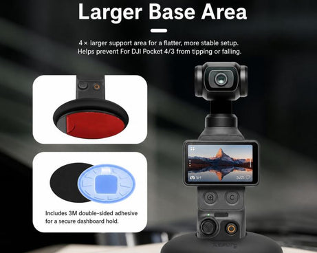 Xasurg Silicone Base Desktop Stand, For DJI Osmo Pocket 4 / 3
