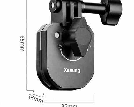 Xasurg Universal Action Camera Motorcycle Windshield Clamp Mount