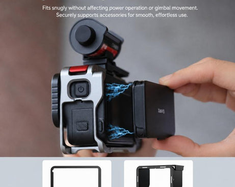 Xasurg Magnetic Sun Hood Foldable Screen Shade For DJI Action 6 /  Insta Ace Pro / Ace Pro 2