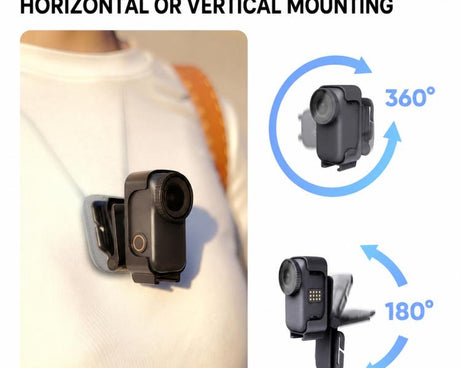 Xasurg Magnetic Clip Multi-Function Fixed Mount with Head Strap, For DJI Osmo Nano